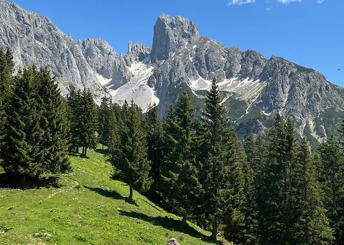 Bischofsmuetze - Direkt An Der Skipiste Im Skigebiet Dachstein West Dağ evi *